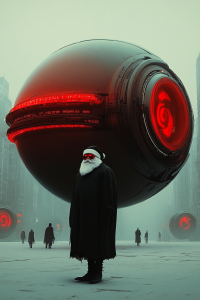 Cyberpunk Santa